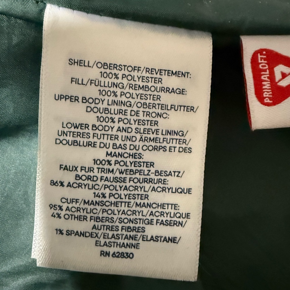 Lands' End Forest Green Quilted Jacket - Picture 11 of 12